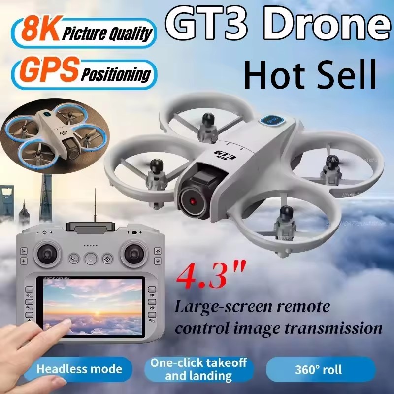 Drone Thermal Imaging - Original NEW GT3 Drone 8K GPS
