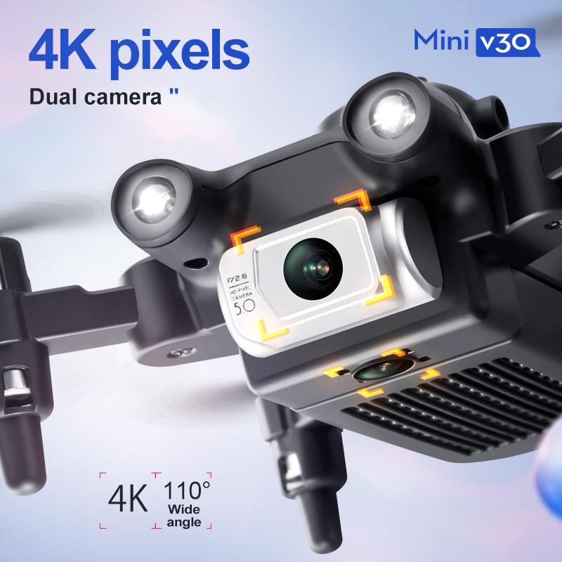 Mini V30 WiFi FPV Drone With 4 - Drone Video Production のレビューと価格