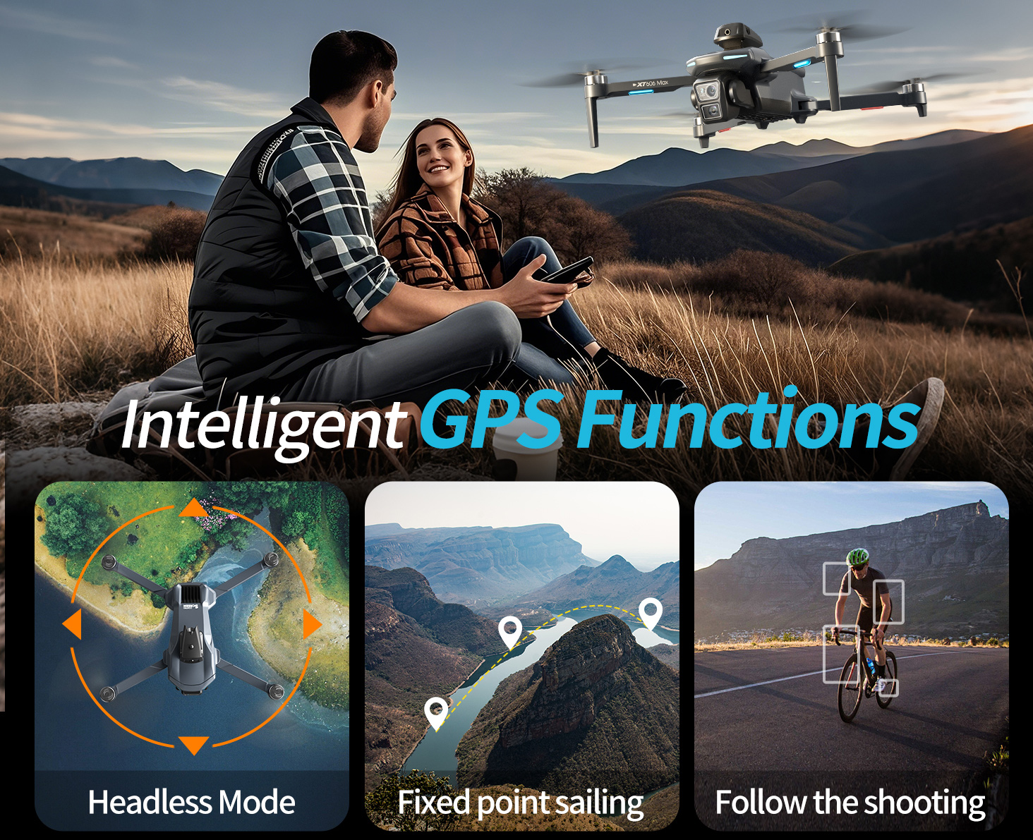 XT606 MAX 3 battery Drone 4k 8 - Drone Thermal Imaging のレビューと価格