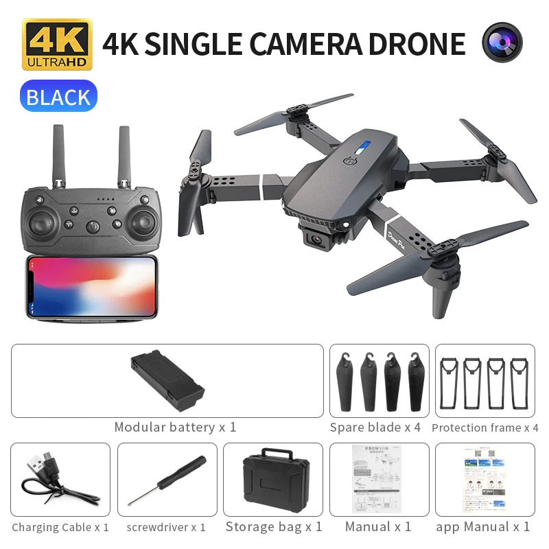 E88 ProIntelligent Folding Dro - Drone Cinematic のレビューと価格