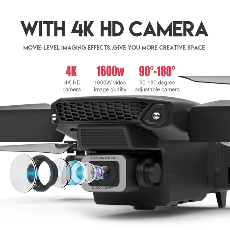 E88 ProIntelligent Folding Dro - Drone Cinematic のレビューと価格