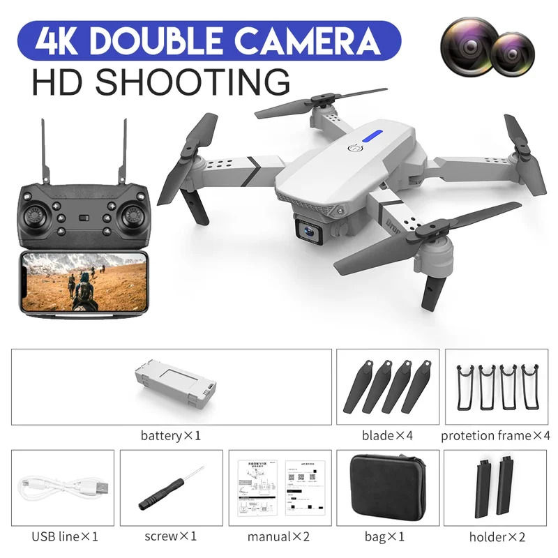 E88 ProIntelligent Folding Dro - Drone Cinematic のレビューと価格