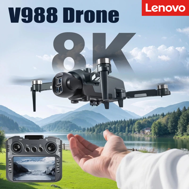 Lenovo V988 Drone 8K HD Dual C - Drone Thermal Imaging のレビューと価格