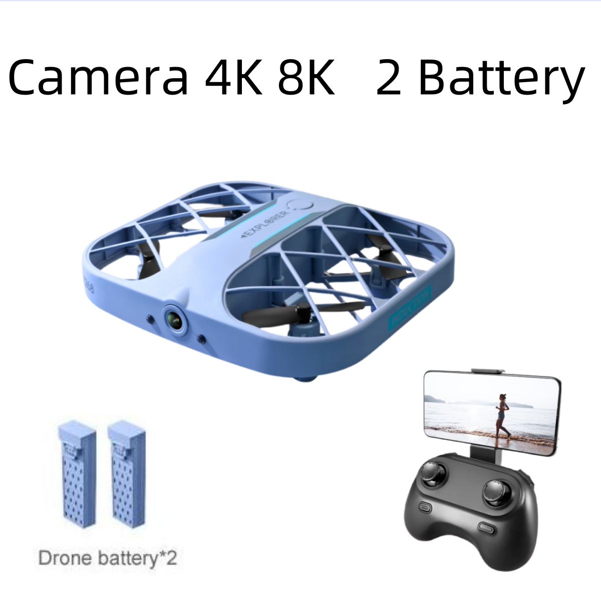 JJRC H107 FPV RC Drone with 2  - Drone Lidar のレビューと価格